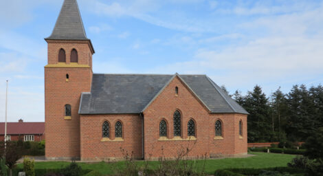 Finderup kirke – skalmuring af sydmur