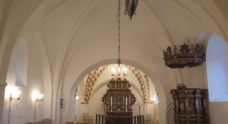 Balle kirke -Indvendig kalkning