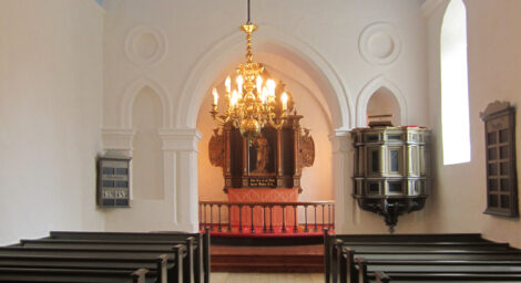 Lundum kirke – indvendig kalkning
