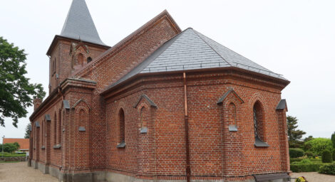 Uldum kirke – nyt skifertag